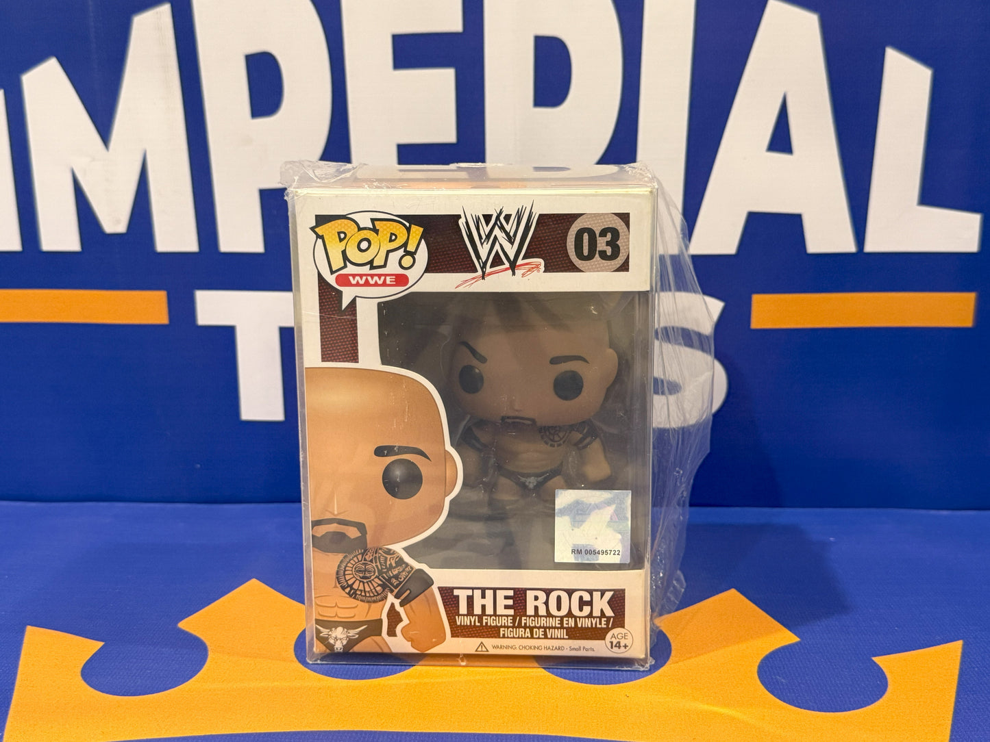 The Rock 03 Big Sticker Funko Pop Vinyl