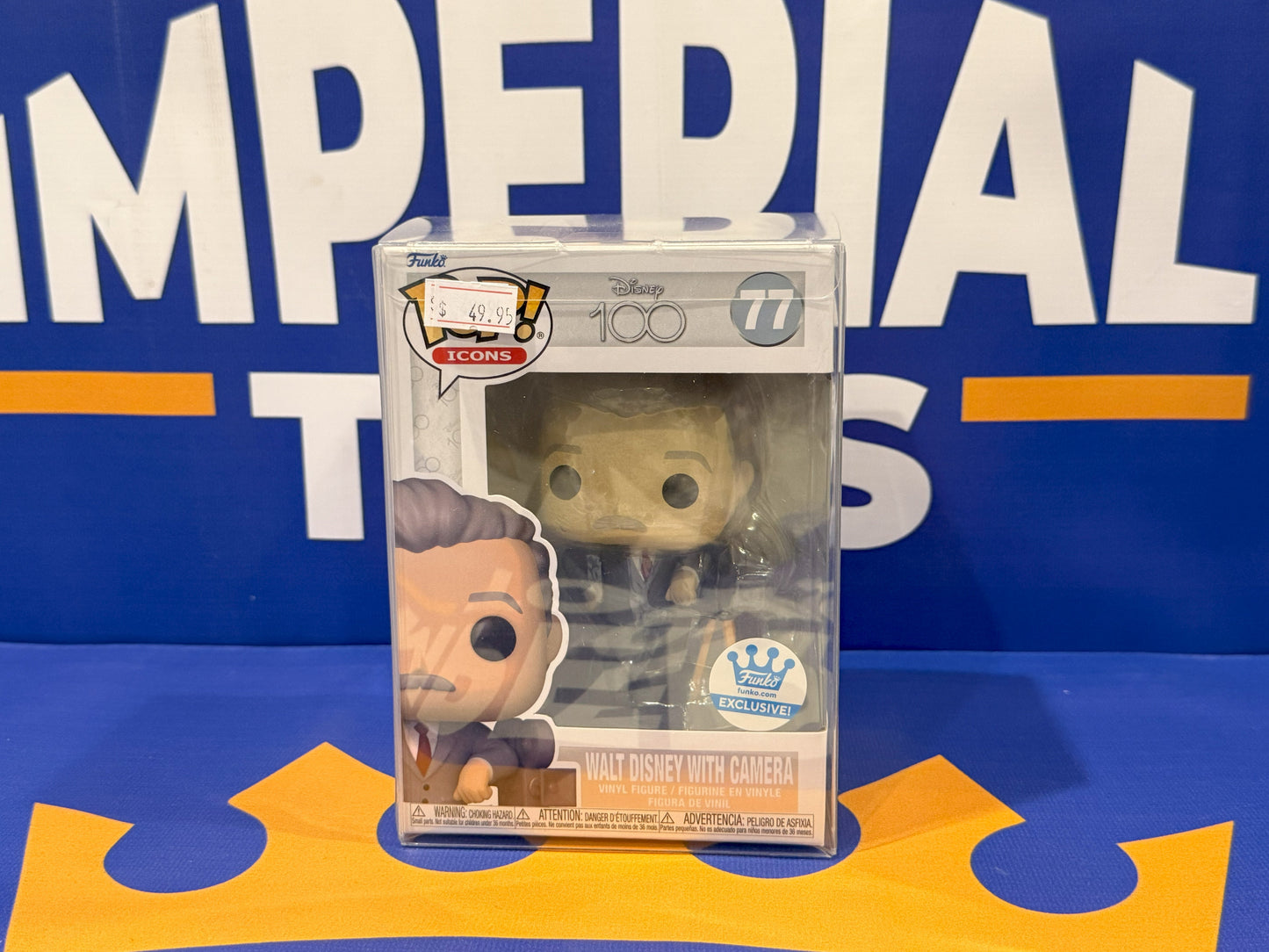 Walt Disney With Camera Funko Pop Vinyl