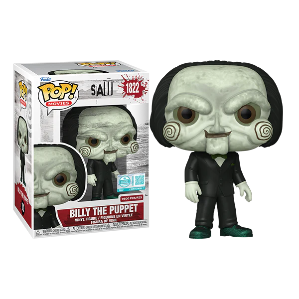 SAW - BILLY THE PUPPET POP! VINYL - 9500PCS LIMITED EDITION EXCLUSIVE Funko Pop Vinyl