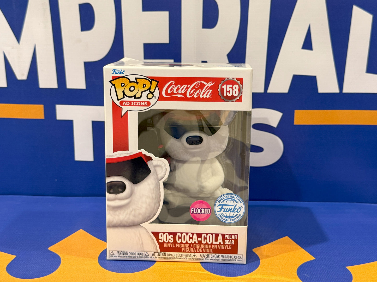 90s Coca Cola Polar Bear (flocked) Funko Pop Vinyl