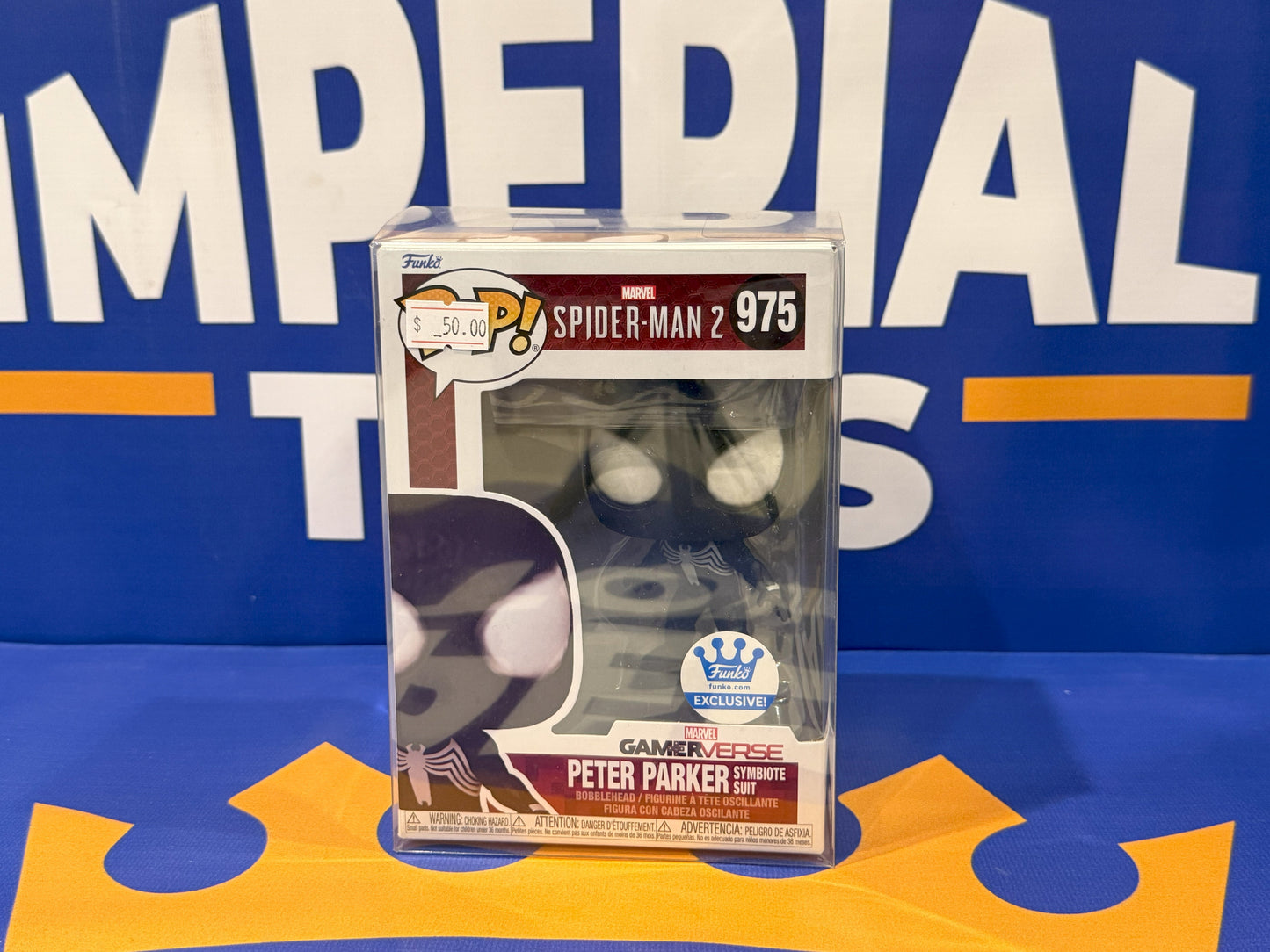 Spider Man (Symbiote Suit) Funko Pop Vinyl
